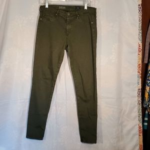 Adriano Goldschmied 29R dark sage green pants
